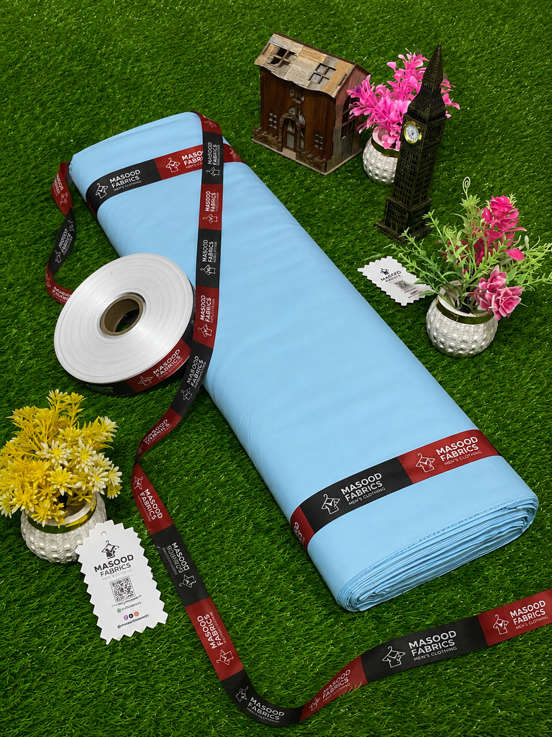 Cyan Colour Premium Boski| A Premium Redefined 4 Season Stuff