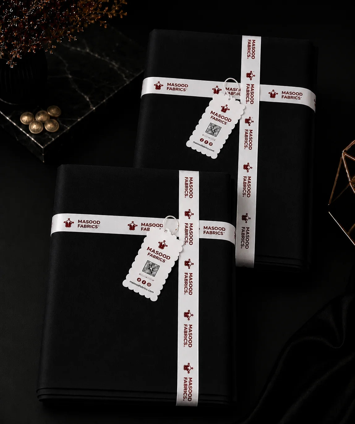 Jet Black - Premium Paper Cotton Unstitched Men's Suit