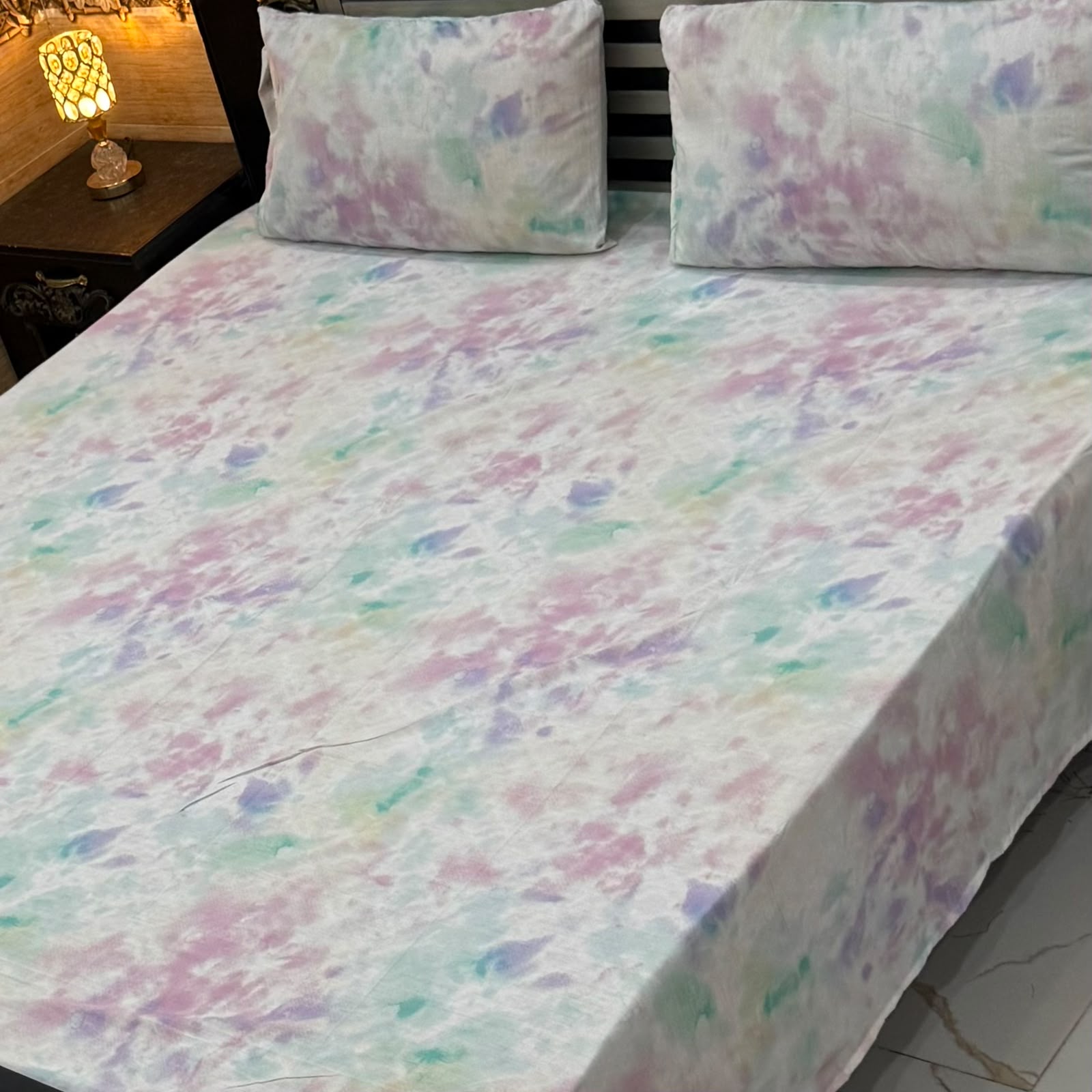 Pastel Bloom 4Pc Single Bedsheet Set