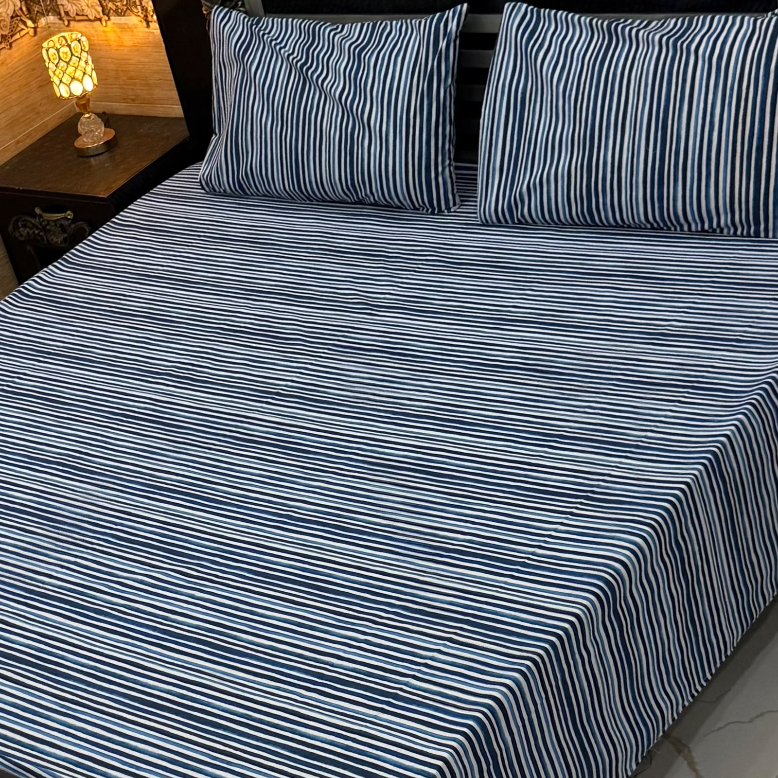 4Pc Export Cotton Single Pair Bedsheet
