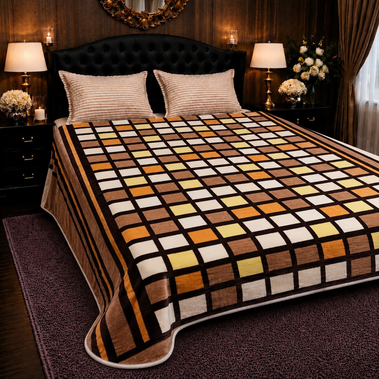 Premium Double Bed AC Fleece Blanket