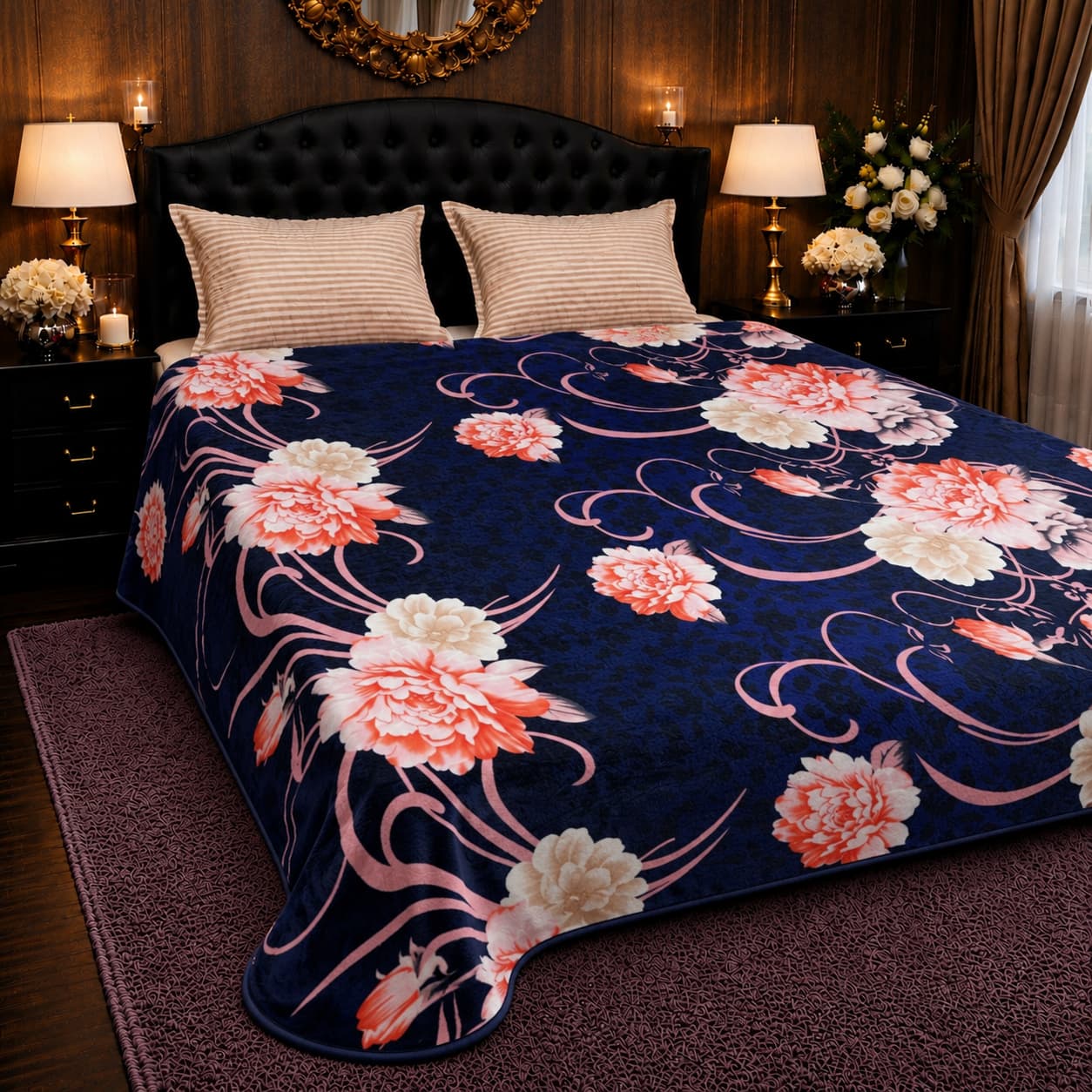 Premium Double Bed AC Fleece Blanket