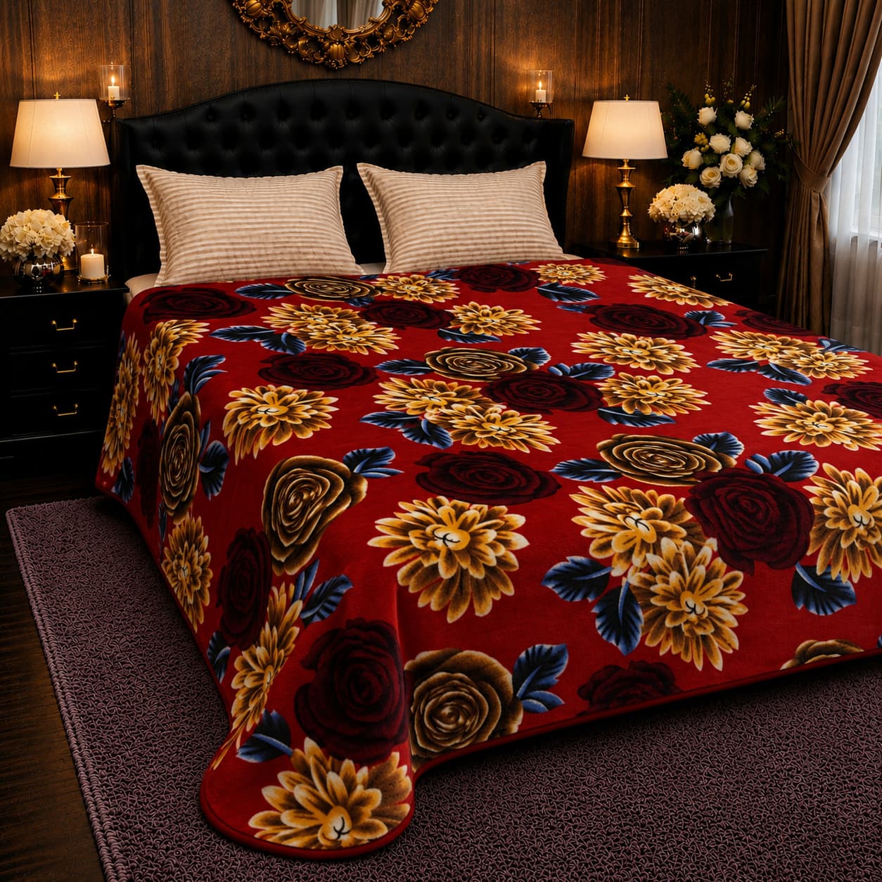 Premium Double Bed AC Fleece Blanket