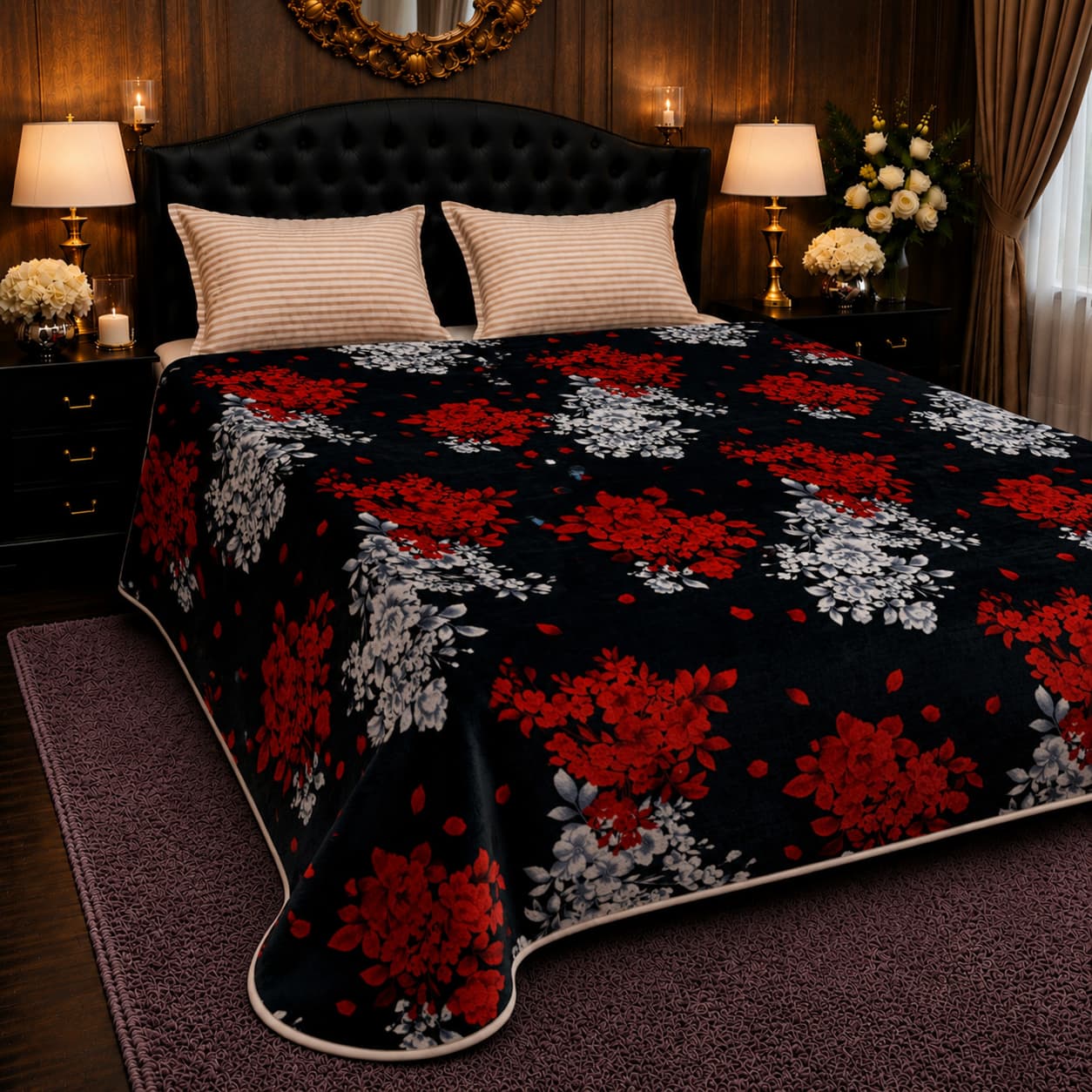 Premium Double Bed AC Fleece Blanket