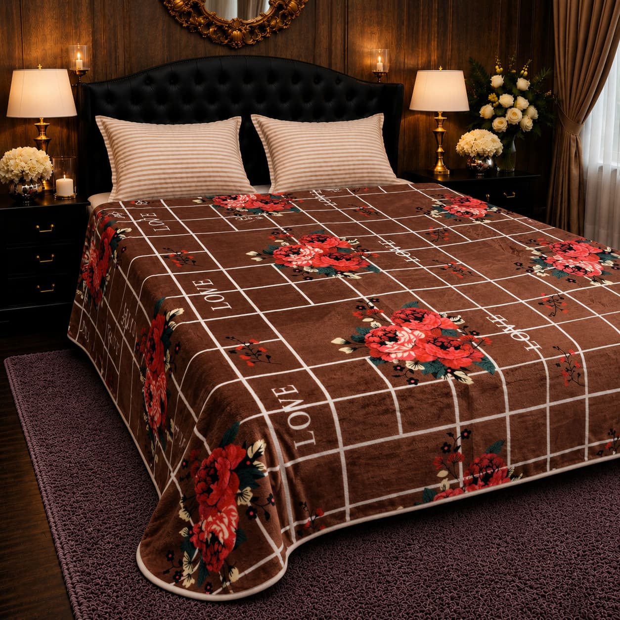 Premium Double Bed AC Fleece Blanket