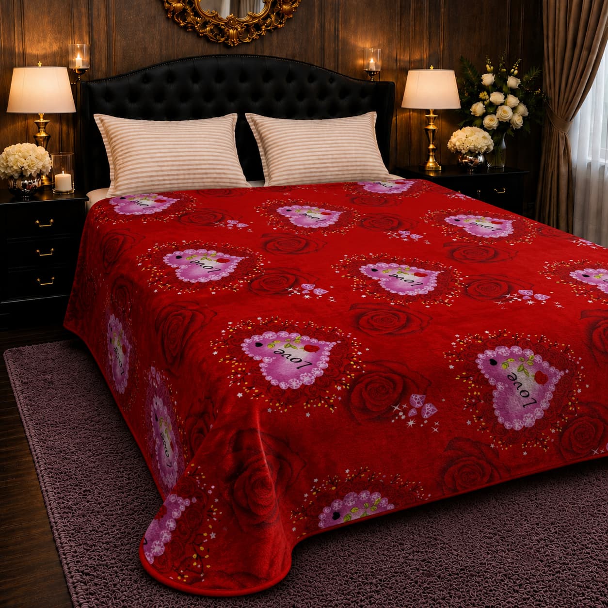 Premium Double Bed AC Fleece Blanket