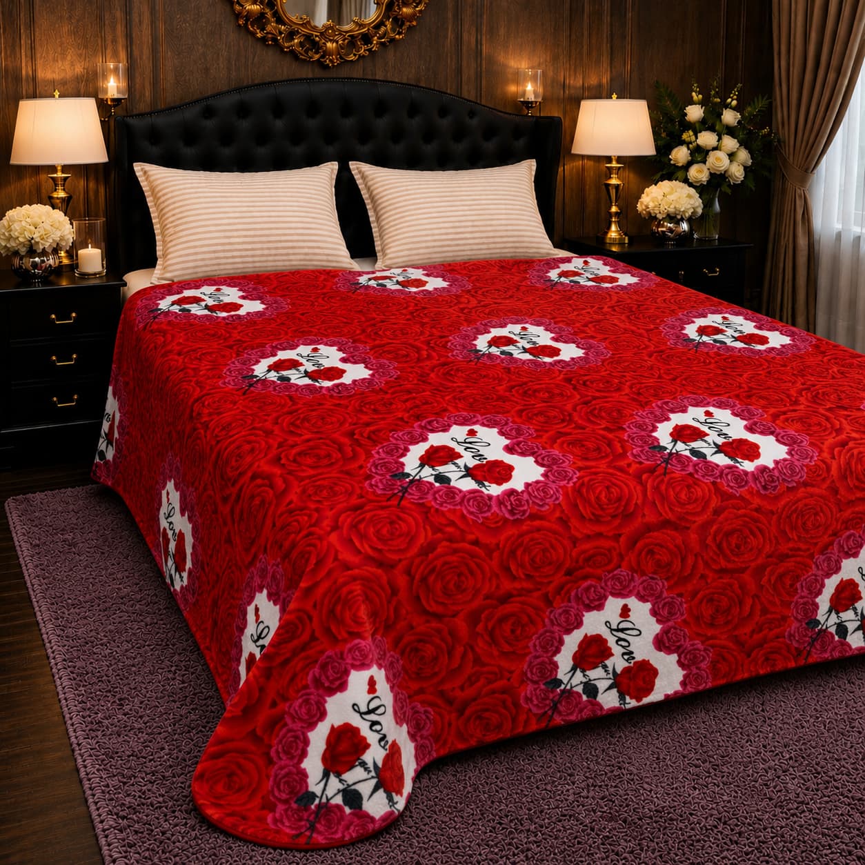 Premium Double Bed AC Fleece Blanket