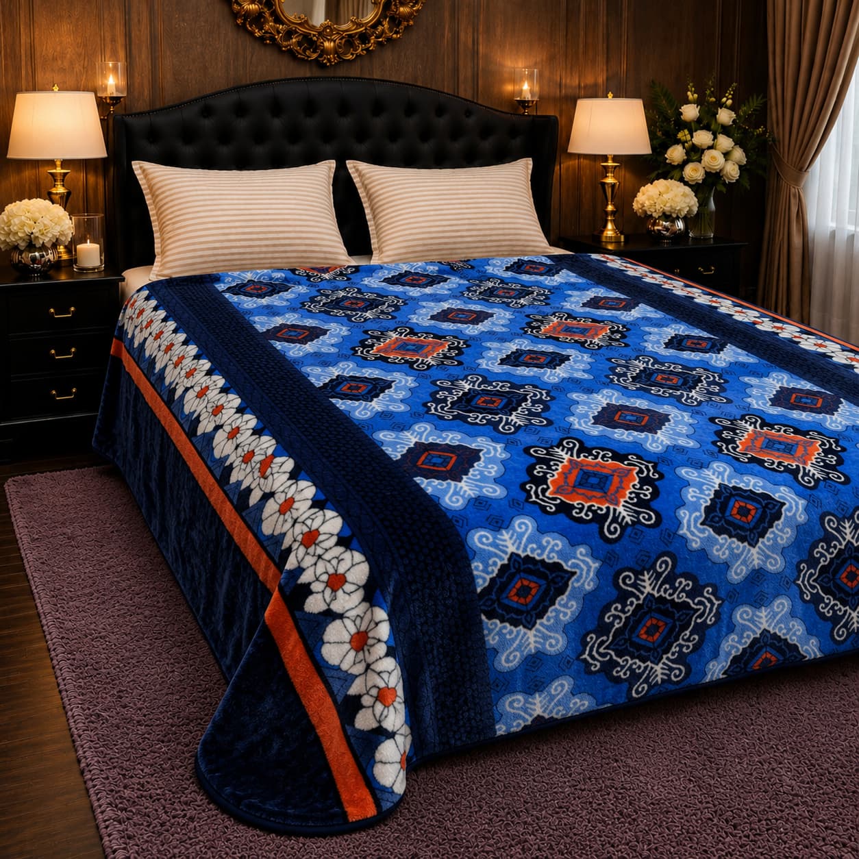 Premium Double Bed AC Fleece Blanket