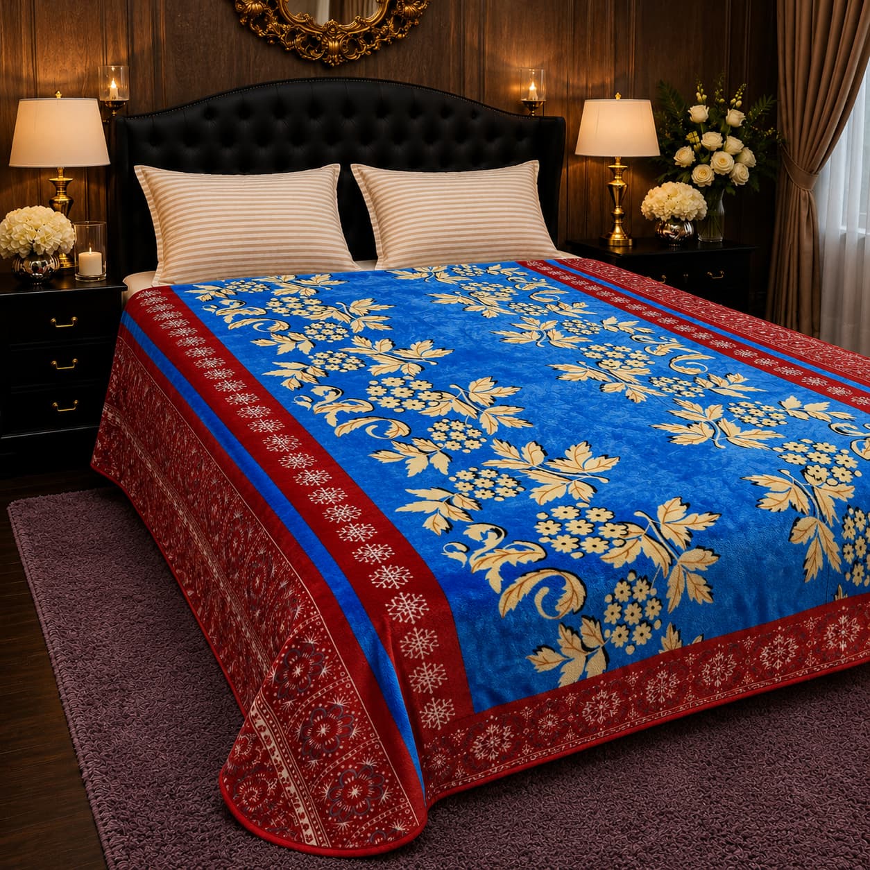Premium Double Bed AC Fleece Blanket