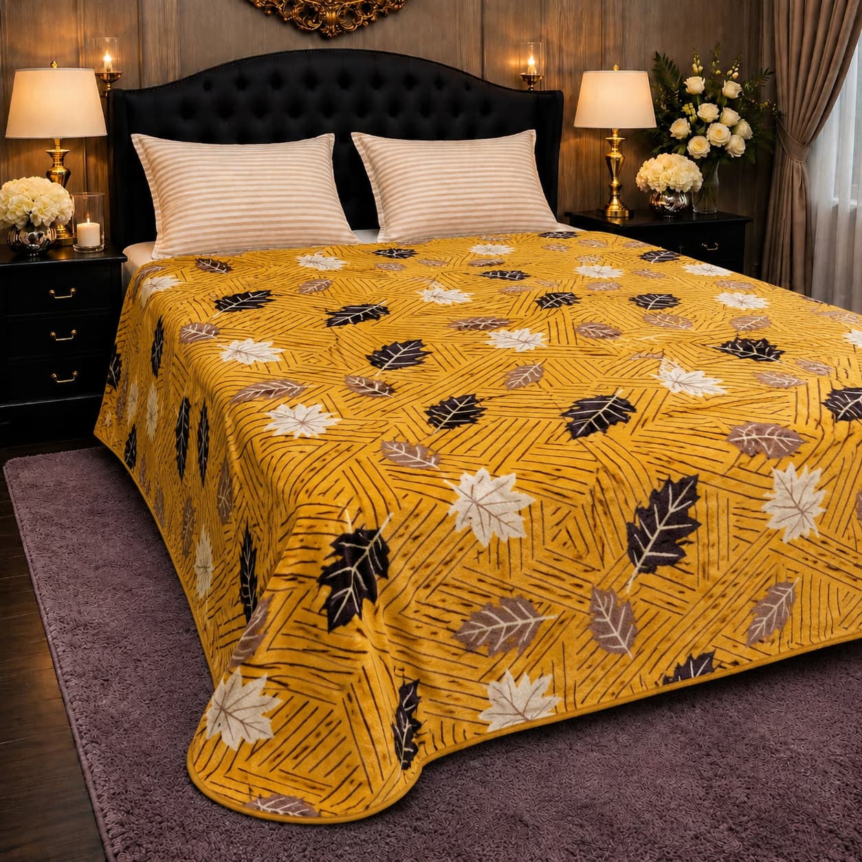 Premium Double Bed AC Fleece Blanket