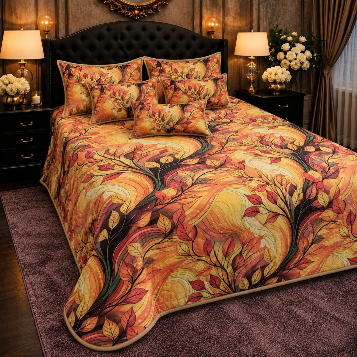 Sanatta Bedior 7D Print Cotton Bedsheet